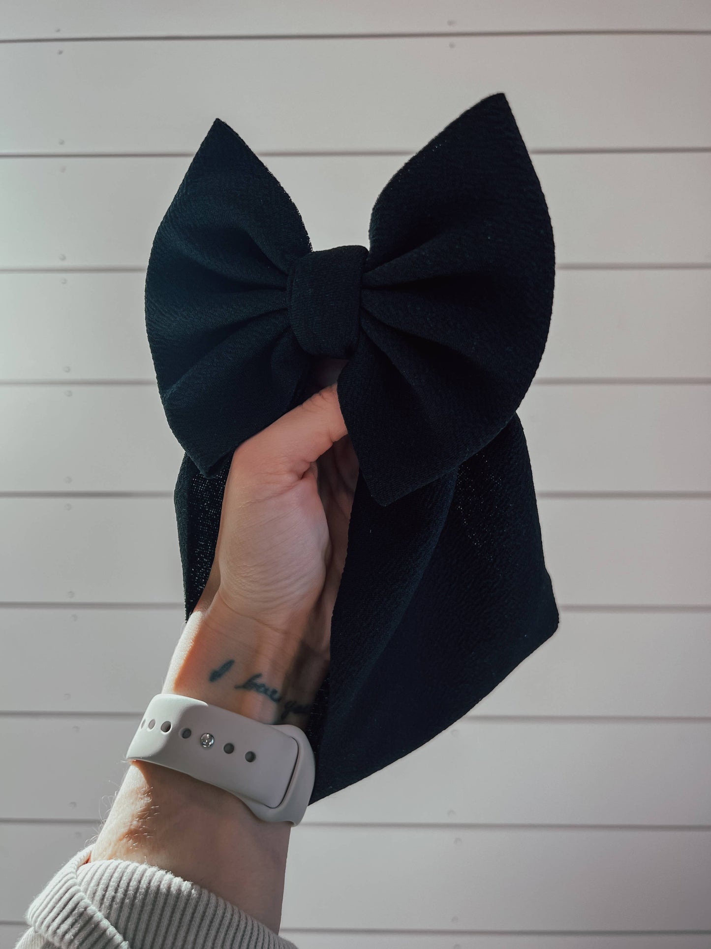 Black Bullet Bow + Headwrap