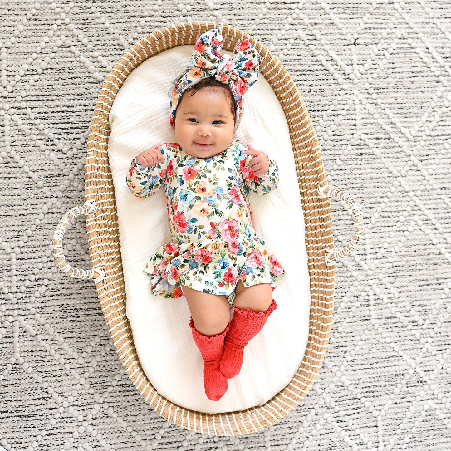 Nayeli TUTU Bamboo Floral Baby Clothing Dress