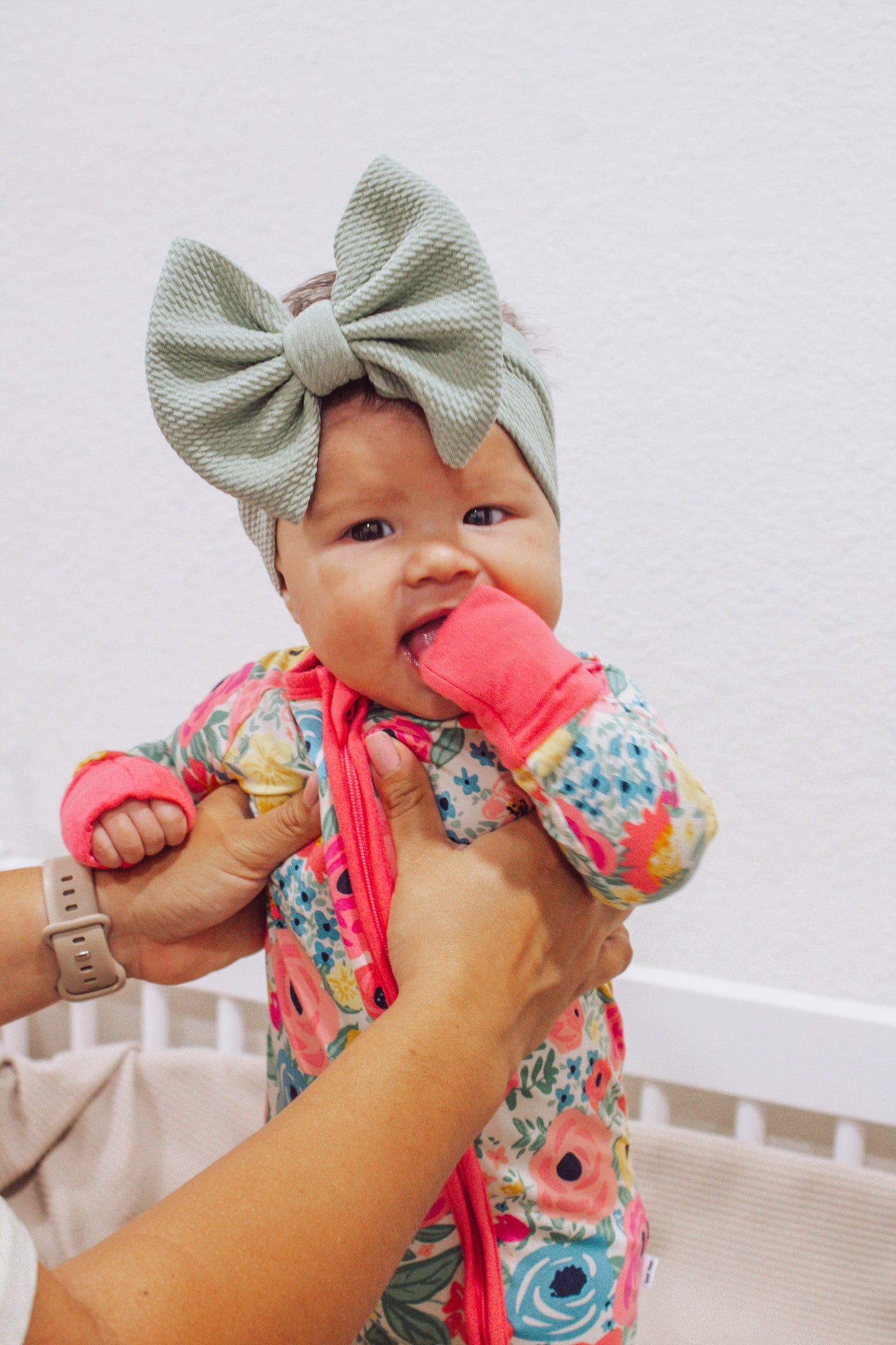 Sage Bullet Bow + Headwrap