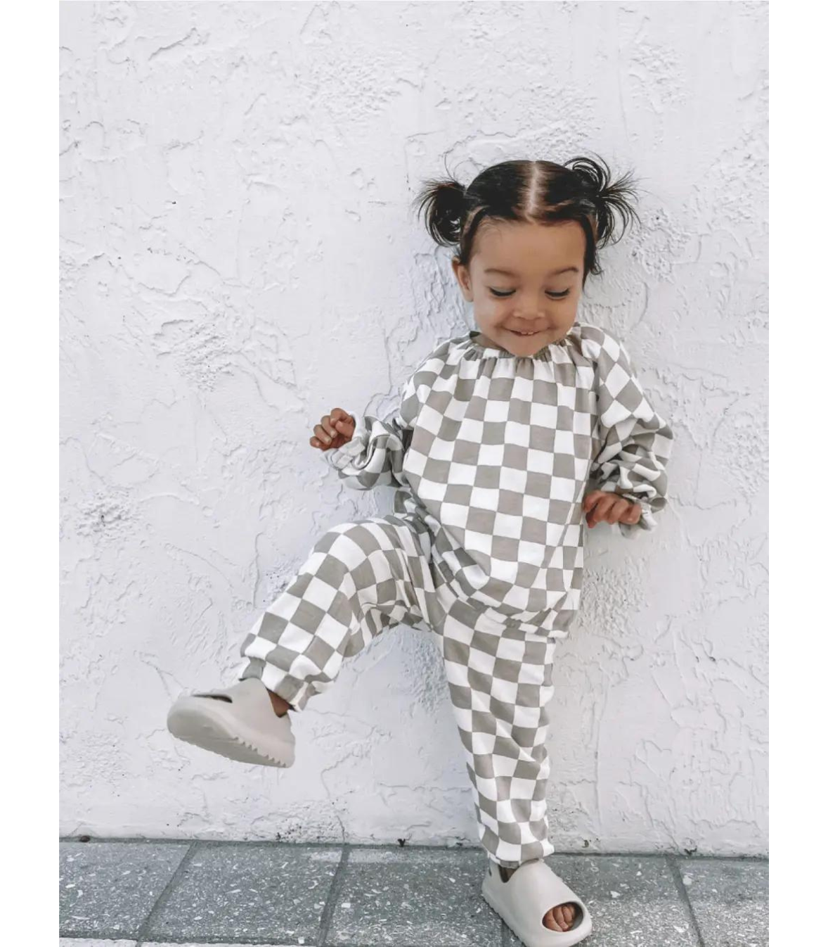Tiramisu Checkerboard Pant Set