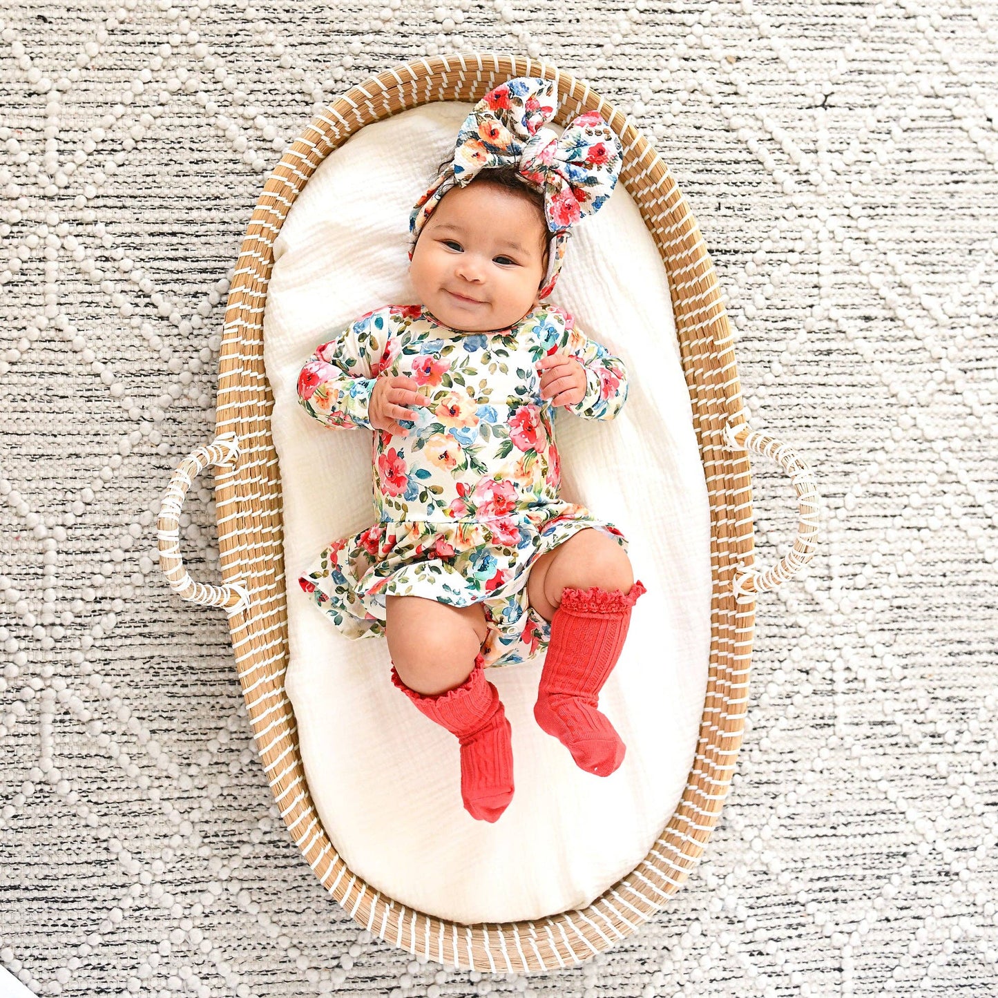 Nayeli TUTU Bamboo Floral Baby Clothing Dress