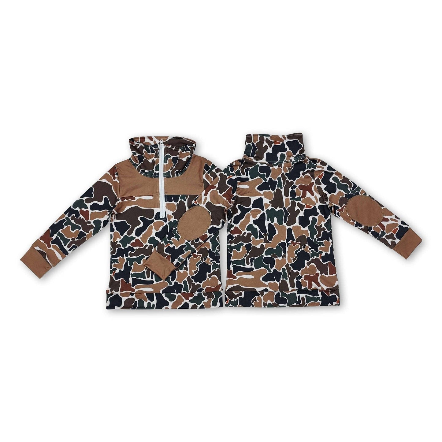 Camo 1/4 Zip Pullover