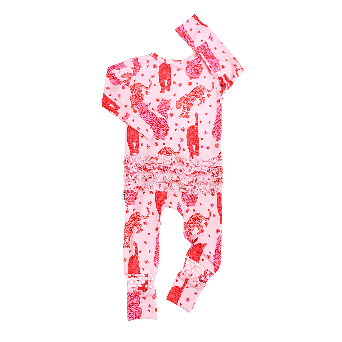 Cambrie RUFFLE ZIP Valentines Day Bamboo Two Way Zipper