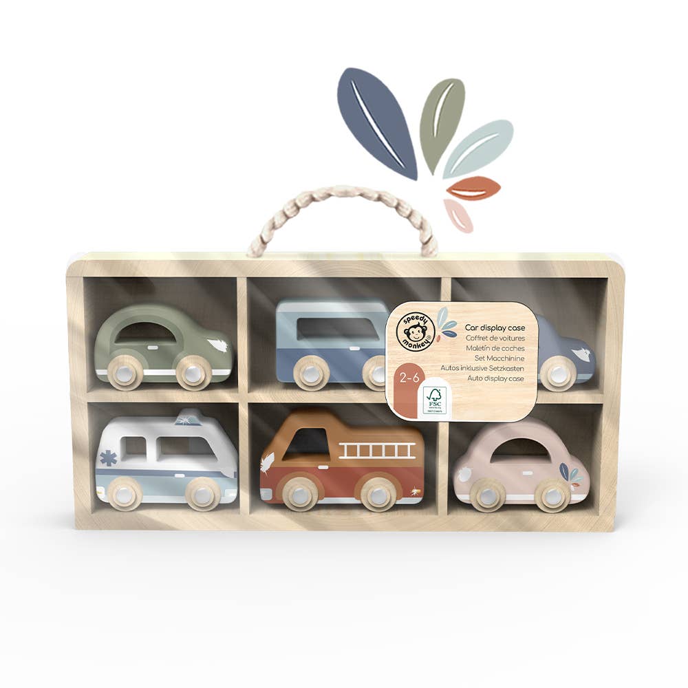 Wooden Car + Car Garage