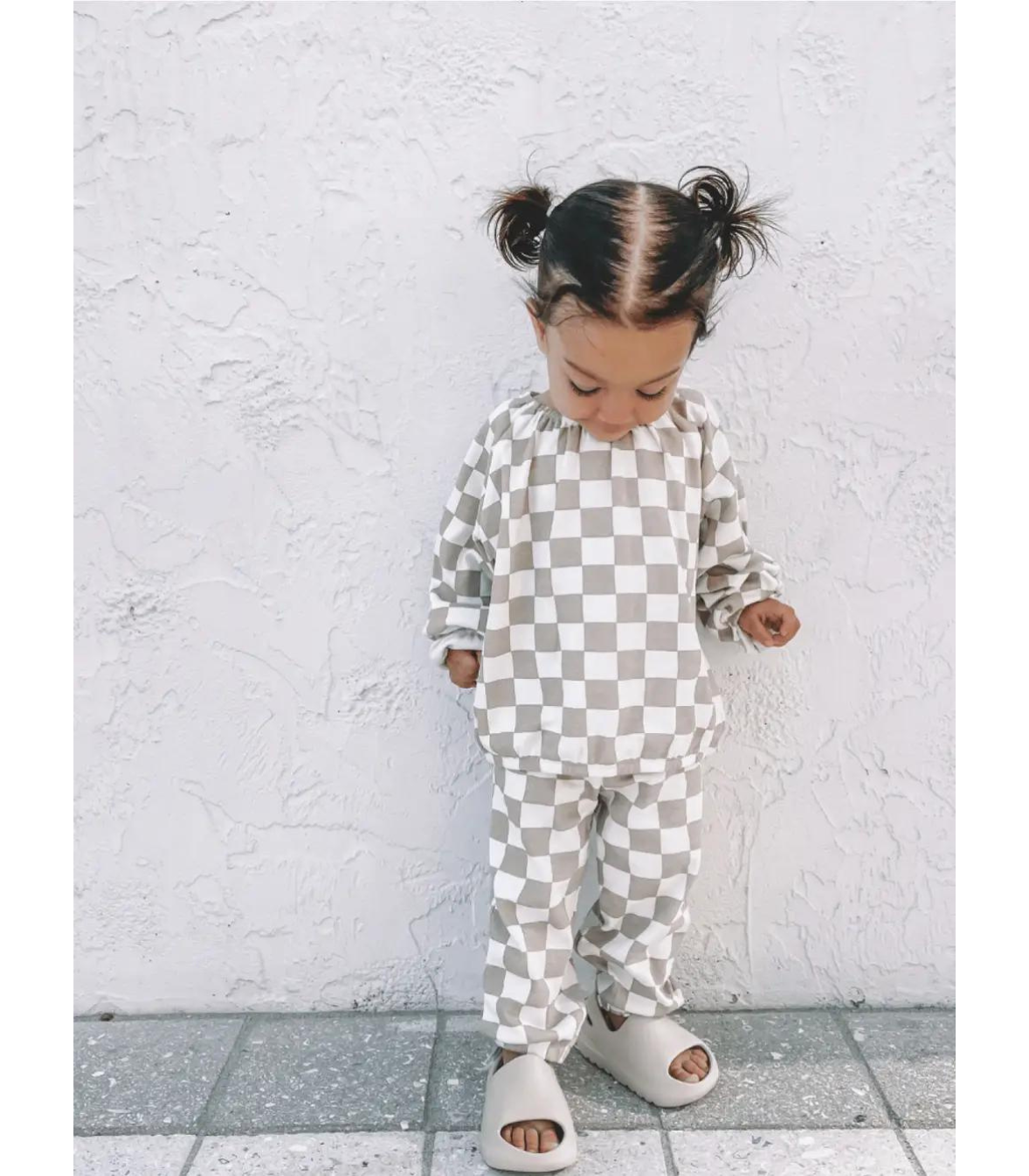 Tiramisu Checkerboard Pant Set