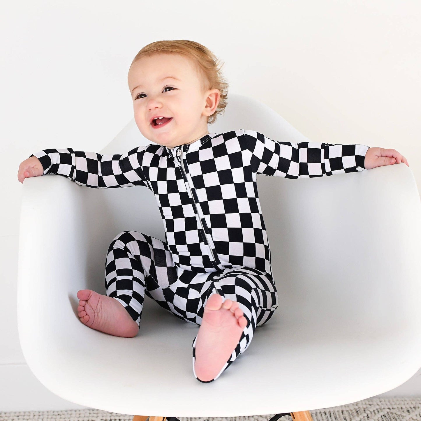 Black Checkered Bamboo Sleeper