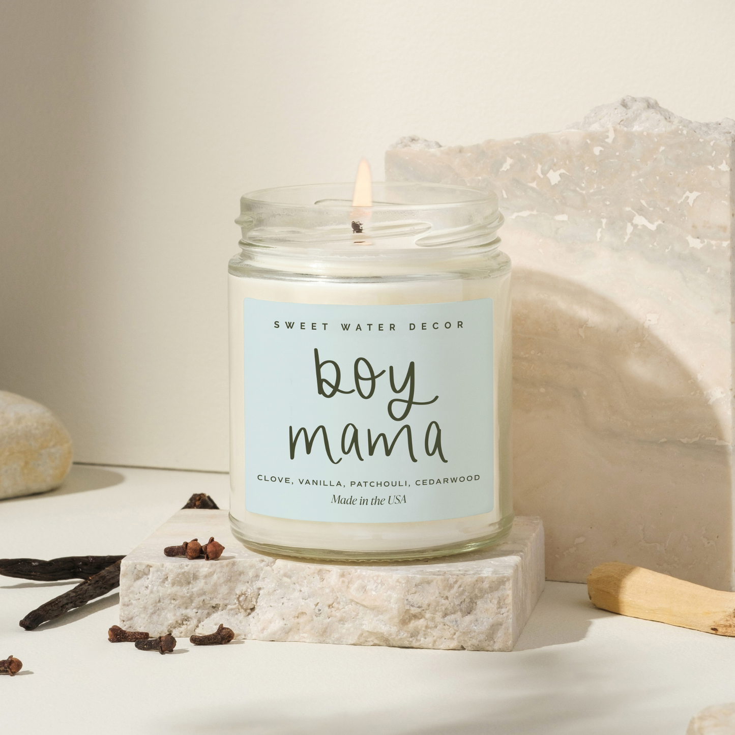 Boy Mama Soy Candle