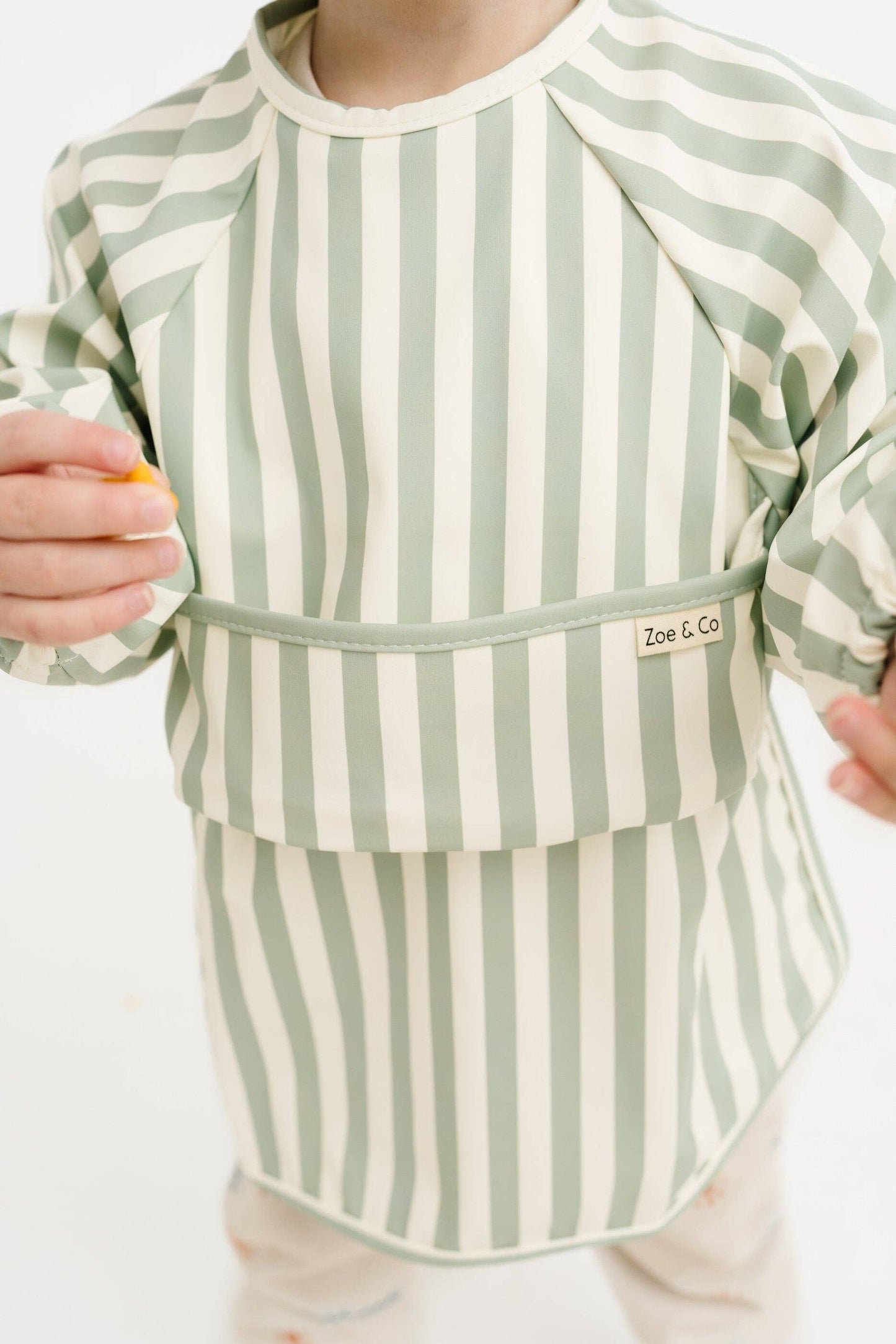 Stripe Long Sleeve Bib
