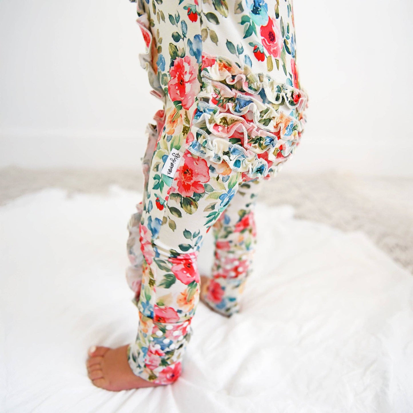 Nayeli Floral Ruffle Bamboo One Piece