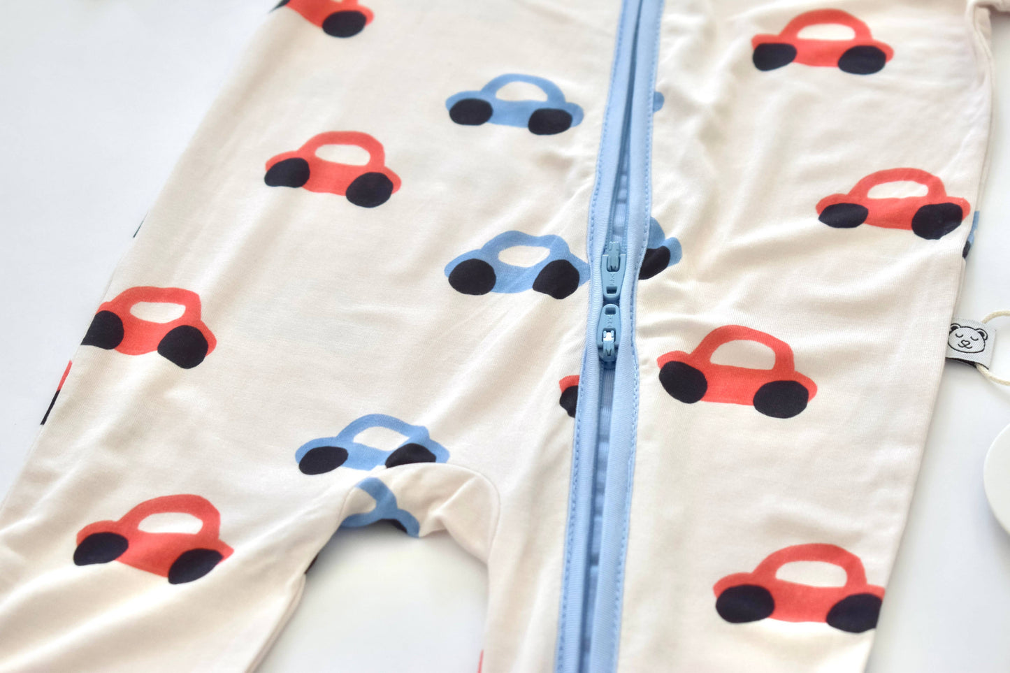 Toy Car Convertible Zip Onesie