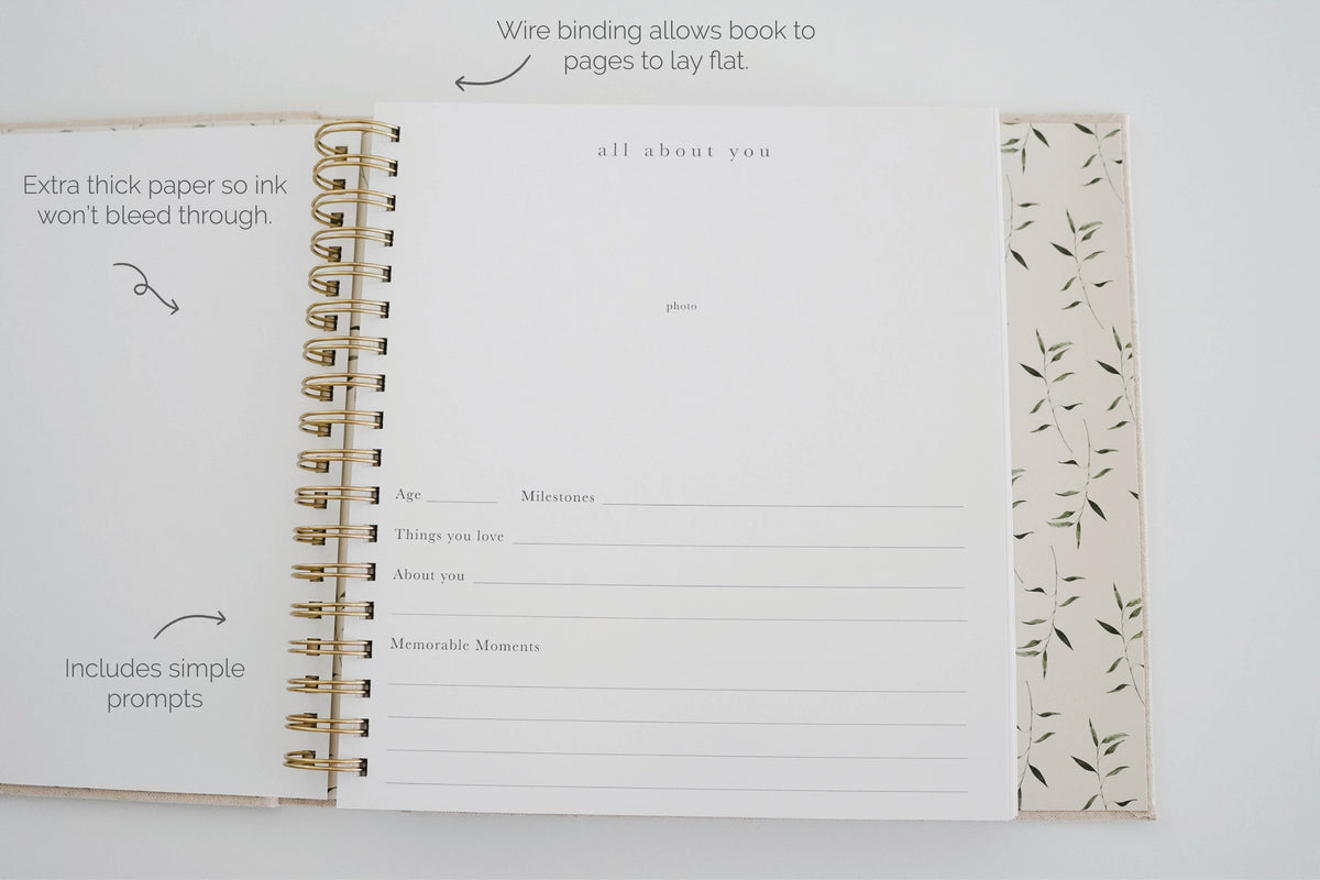 School Years Memory Book: A Childhood Keepsake Journal