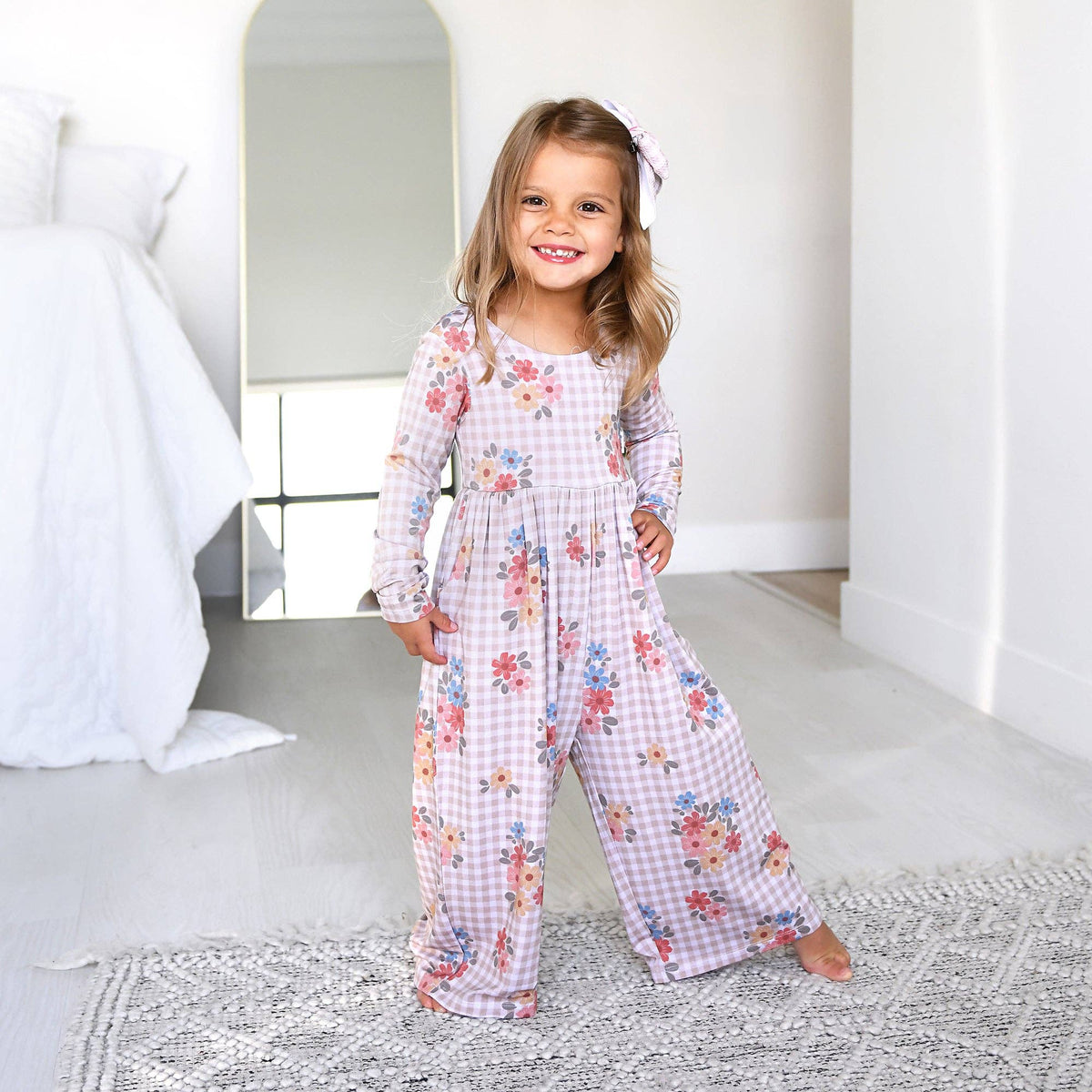 Callie Wide Leg Bamboo Romper