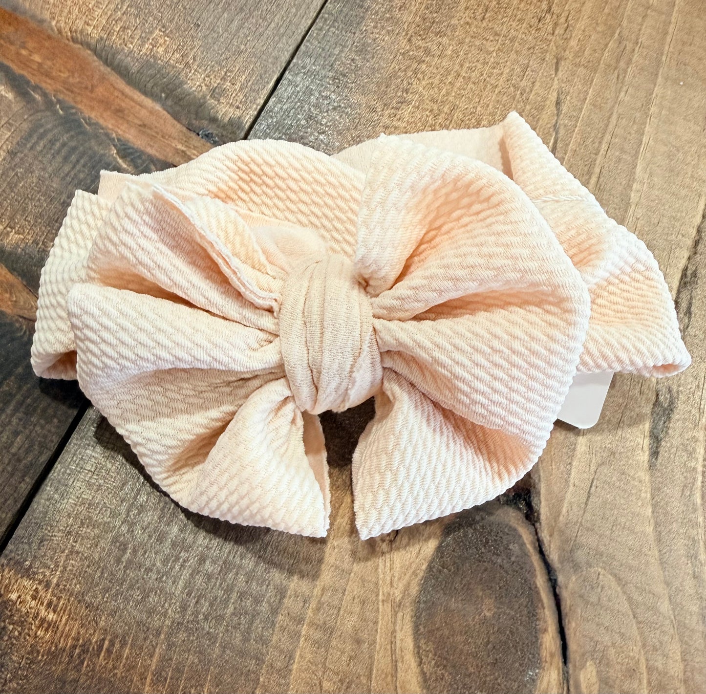 Vanilla Bullet Bow + Headwrap