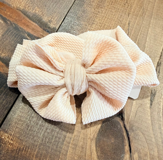 Vanilla Bullet Bow + Headwrap