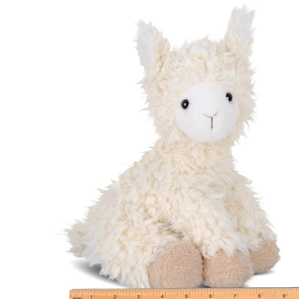 Fuzzy the plush Llama