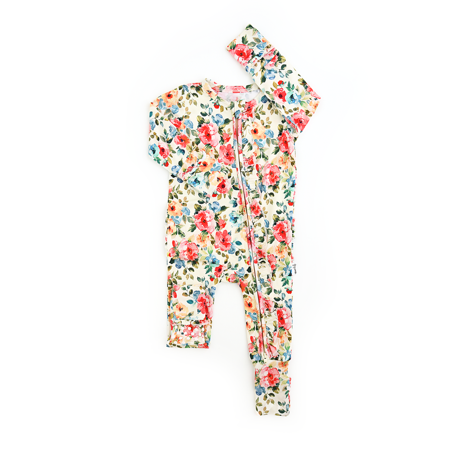 Nayeli Floral Ruffle Bamboo One Piece