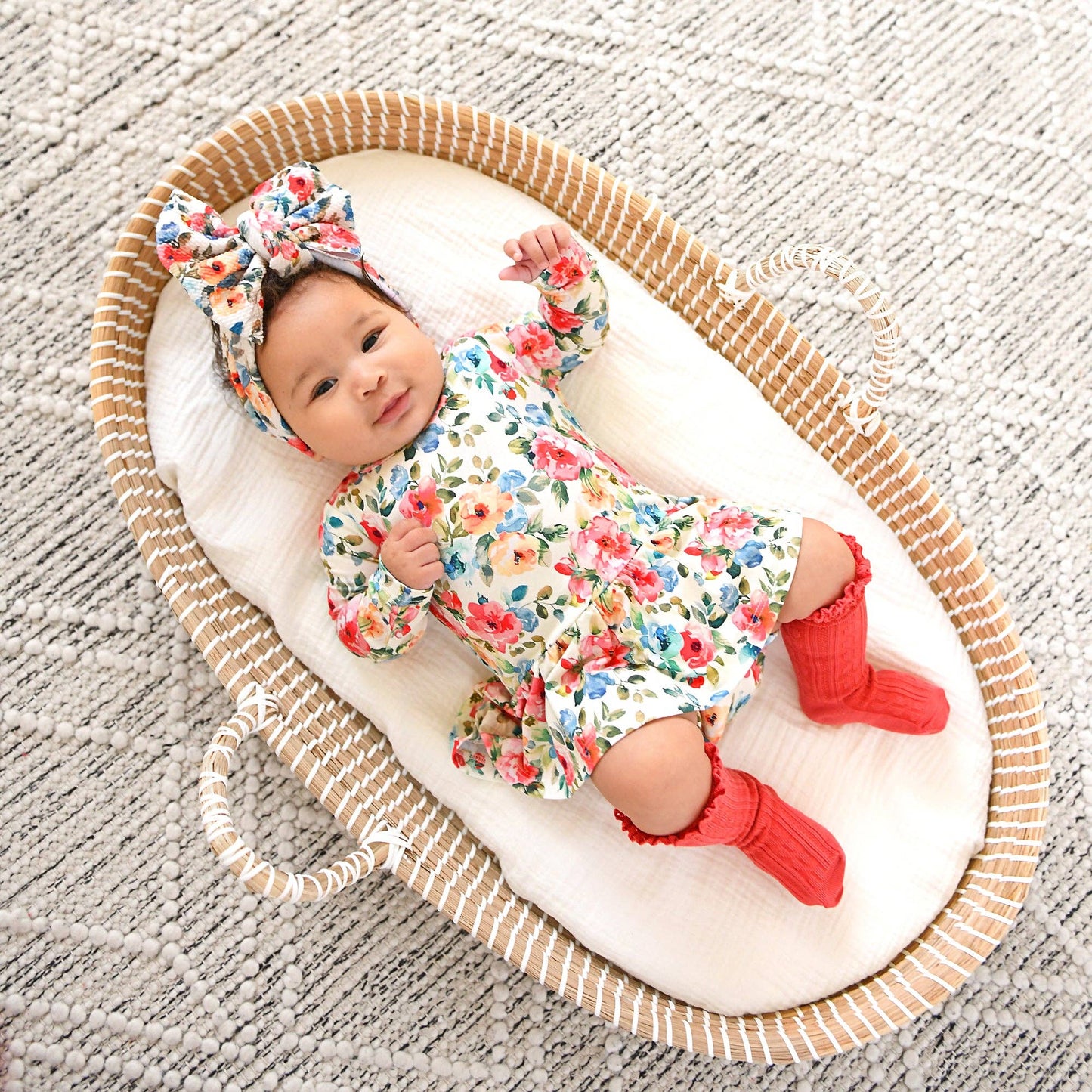 Nayeli TUTU Bamboo Floral Baby Clothing Dress