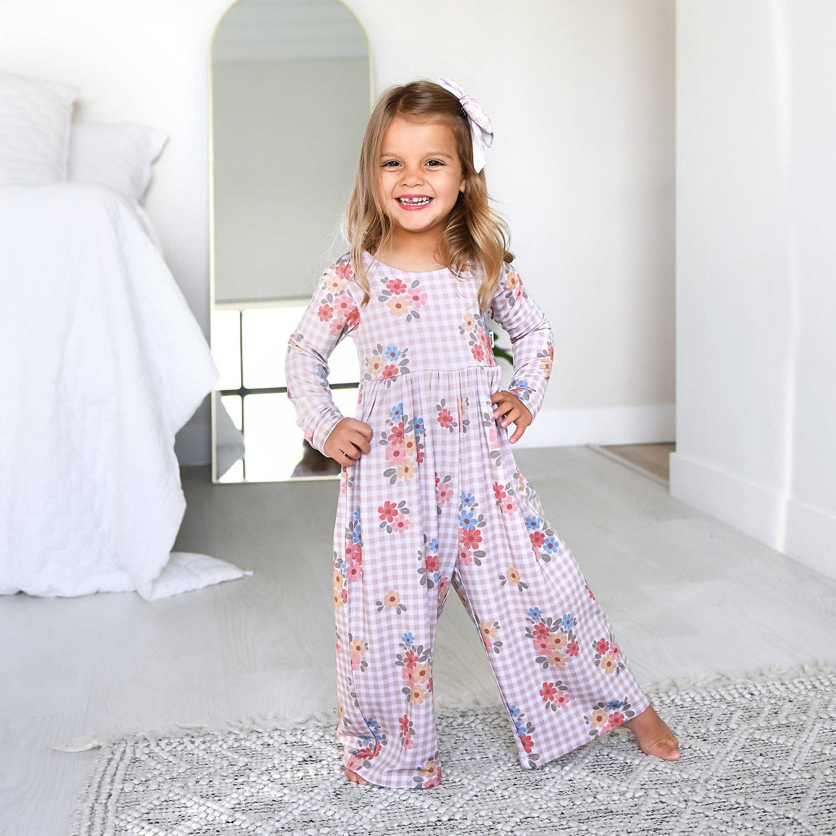 Callie Wide Leg Bamboo Romper