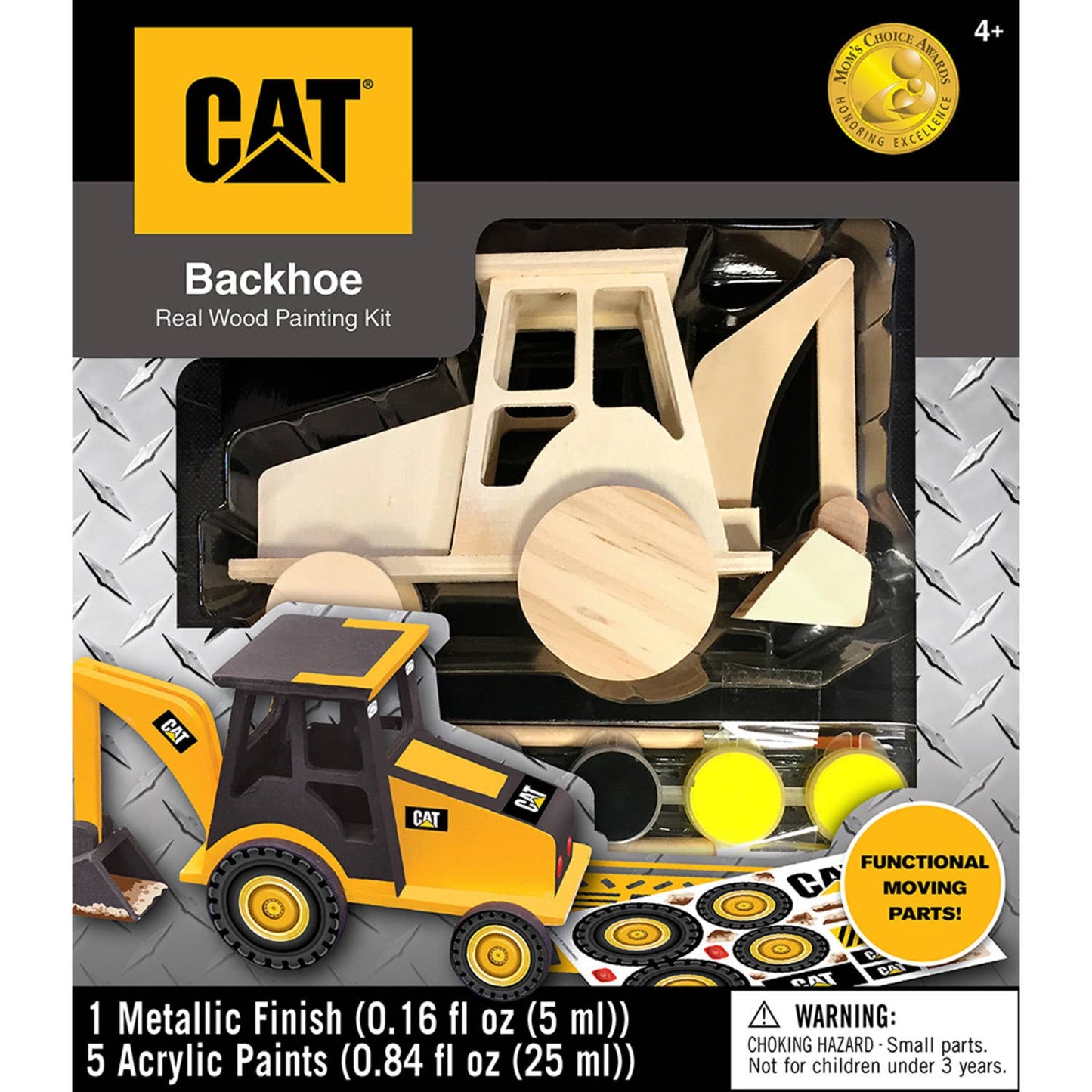 CAT - Cat Backhoe Wood Paint Kit
