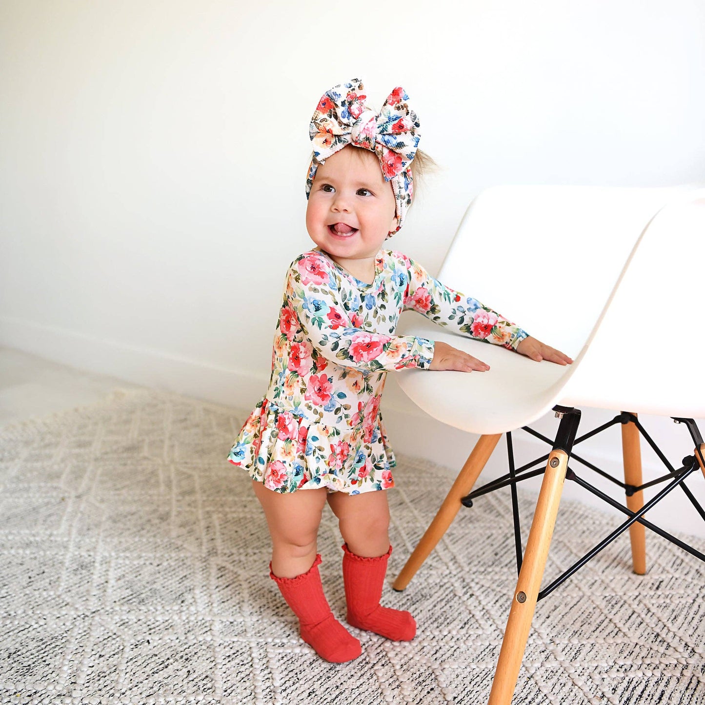 Nayeli TUTU Bamboo Floral Baby Clothing Dress