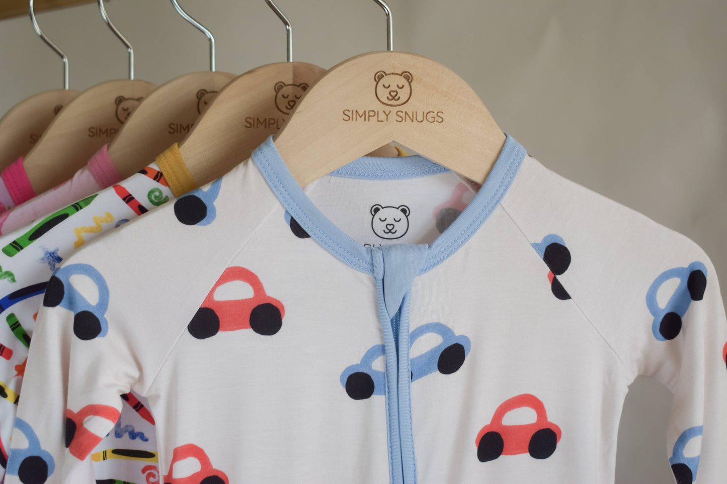 Toy Car Convertible Zip Onesie