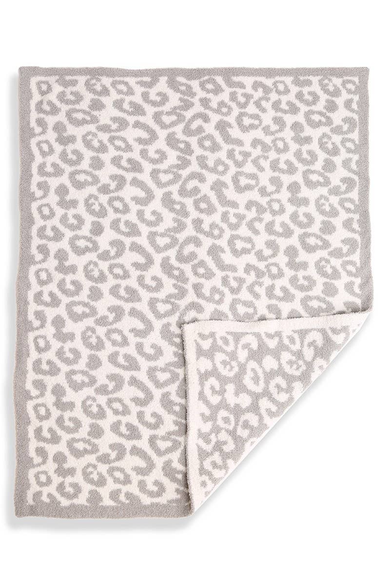 Kids Leopard Print Soft Throw Blanket