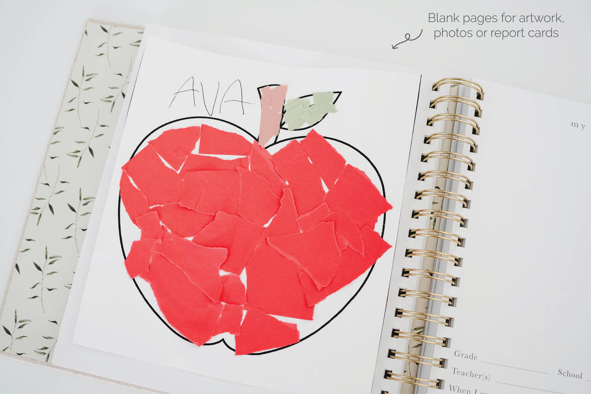 School Years Memory Book: A Childhood Keepsake Journal