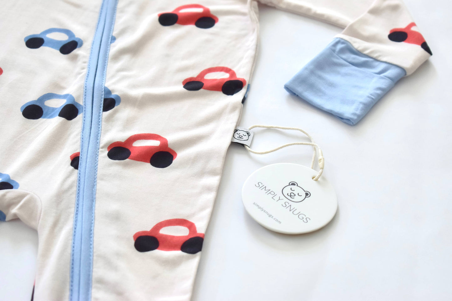 Toy Car Convertible Zip Onesie
