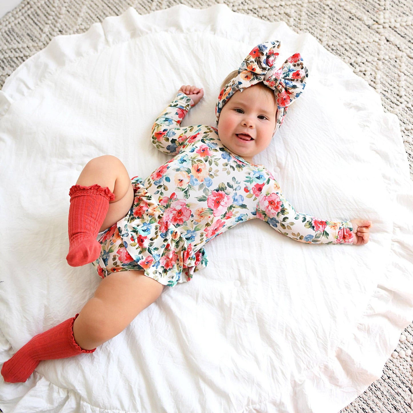 Nayeli TUTU Bamboo Floral Baby Clothing Dress