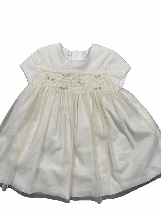 Ivory Rose Dress- Reloved