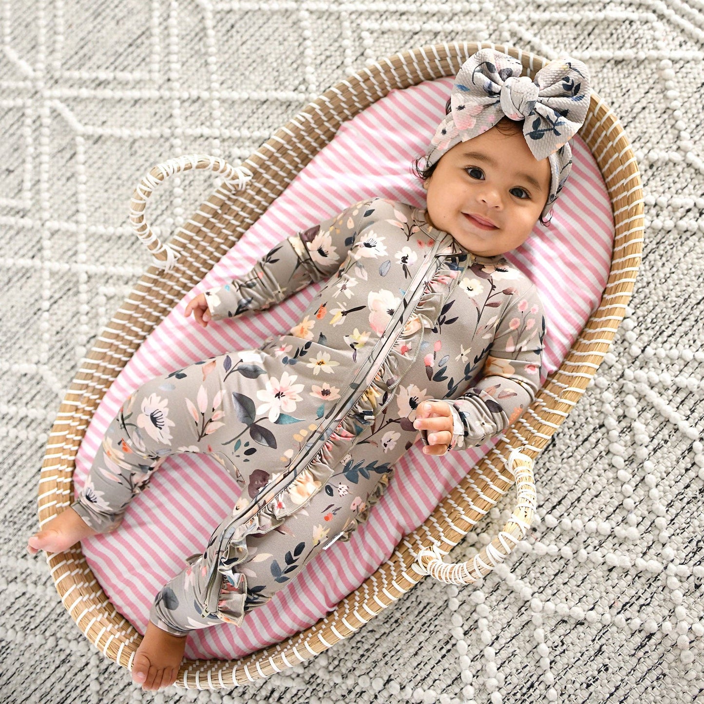 Tatum RUFFLE ZIP Bamboo One Piece