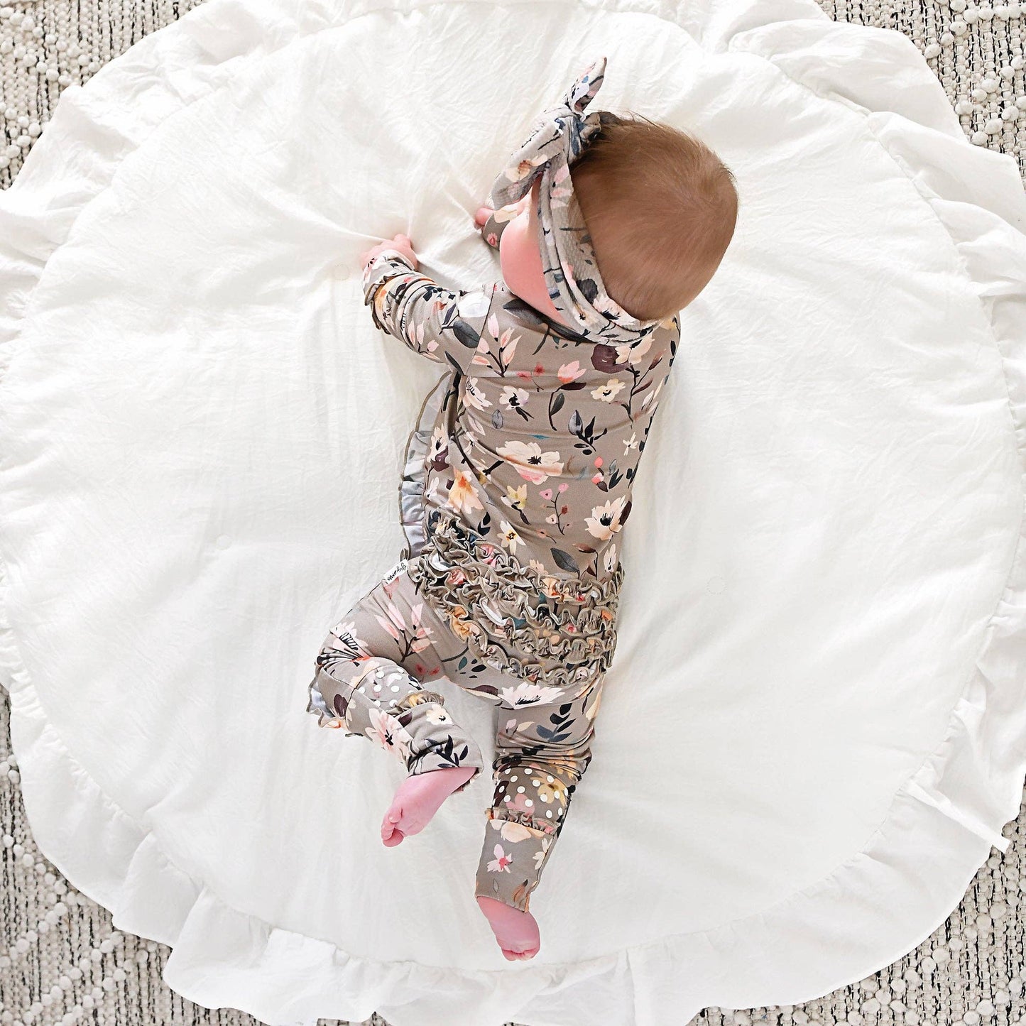 Tatum RUFFLE ZIP Bamboo One Piece