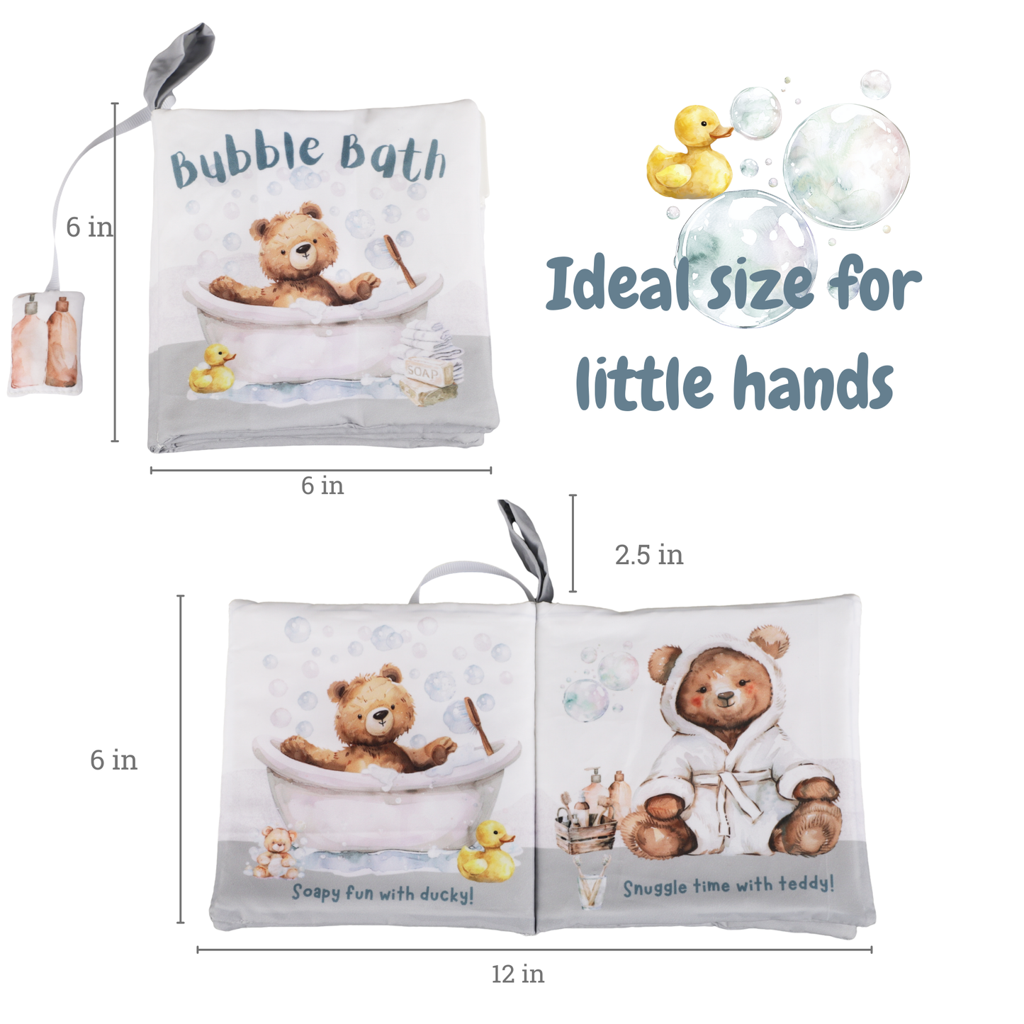Bubble Bath – 10-Page Crinkle Cloth Book
