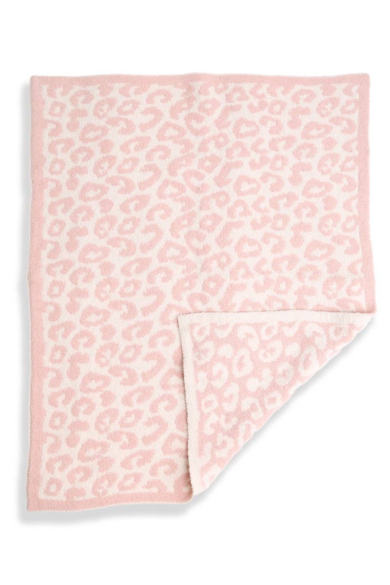 Kids Leopard Print Soft Throw Blanket