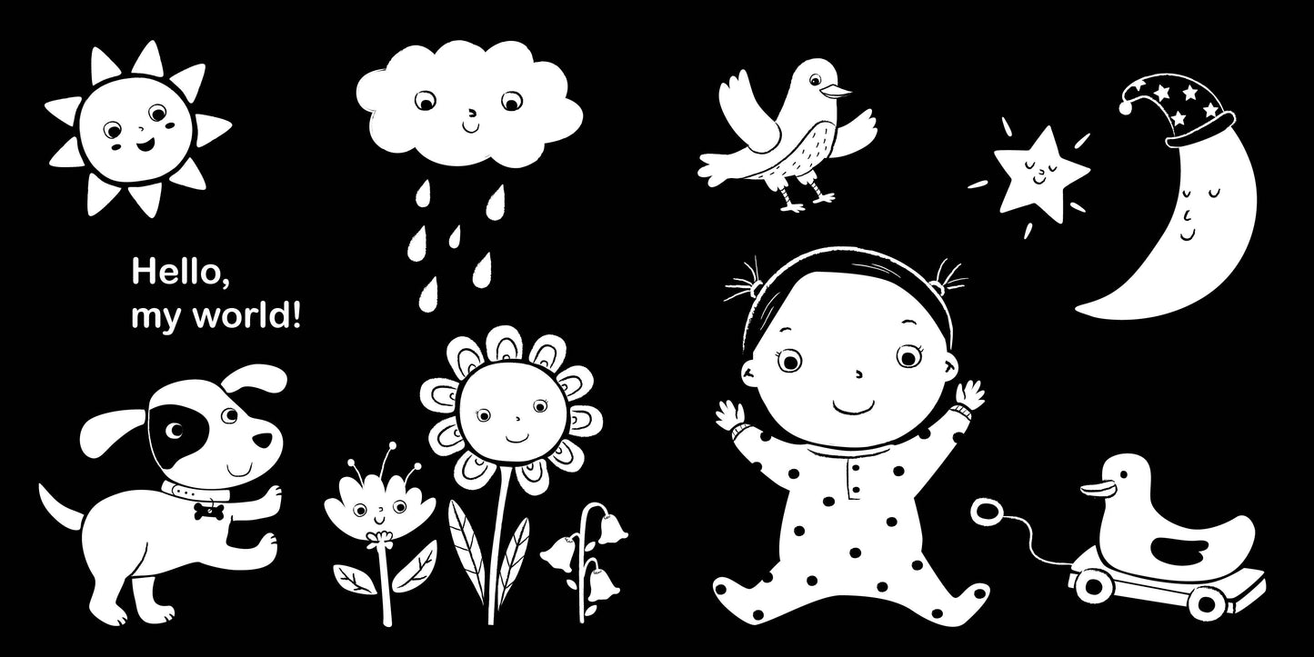 Hello, My World- High Contrast Board Book