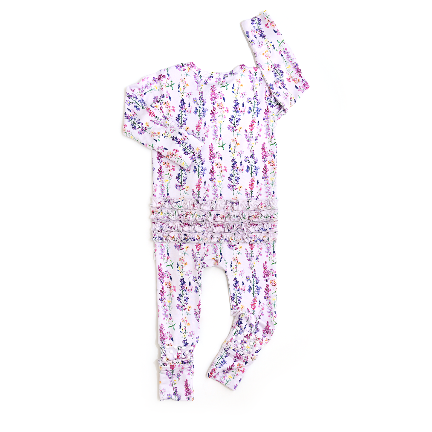 Avani RUFFLE ZIP Bamboo One Piece Floral Baby