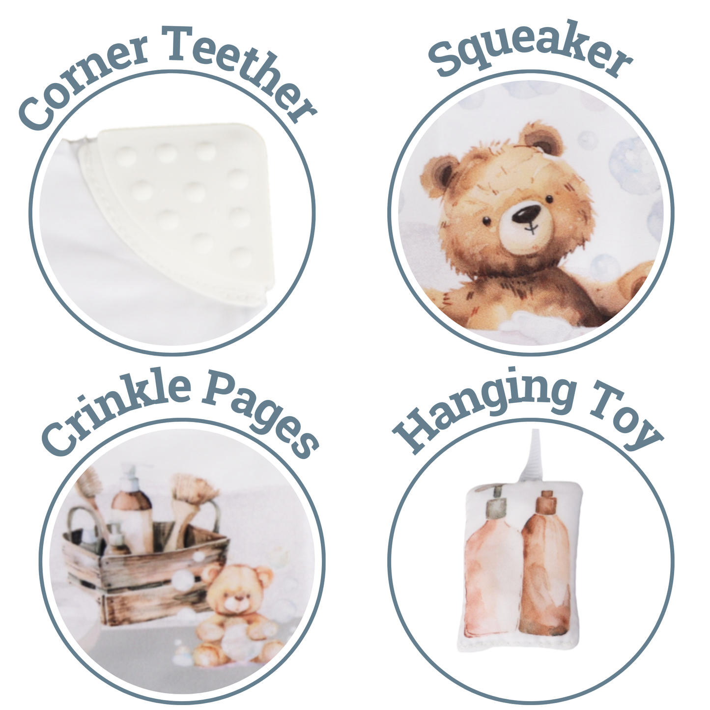 Bubble Bath – 10-Page Crinkle Cloth Book