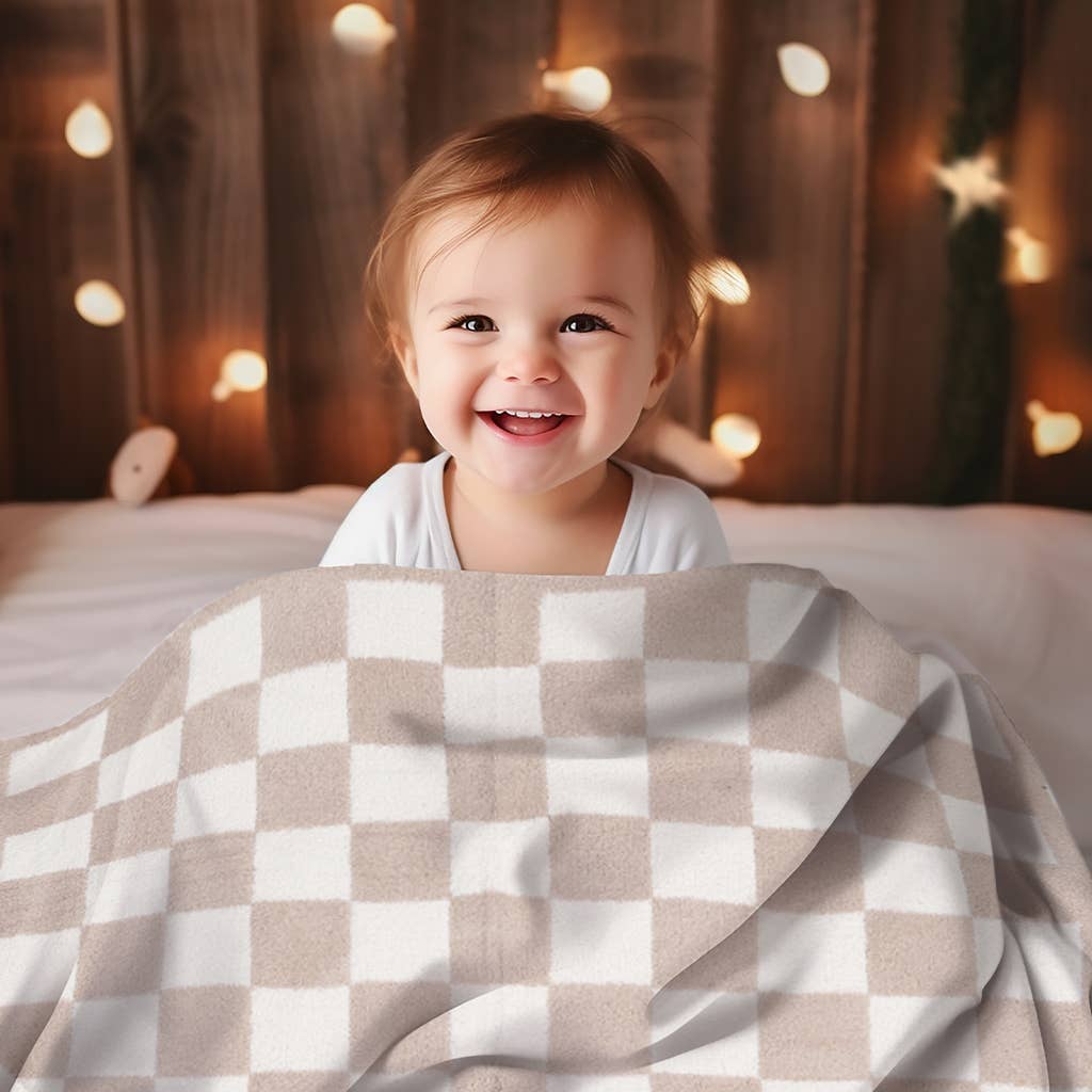 Checkered Pattern Blanket