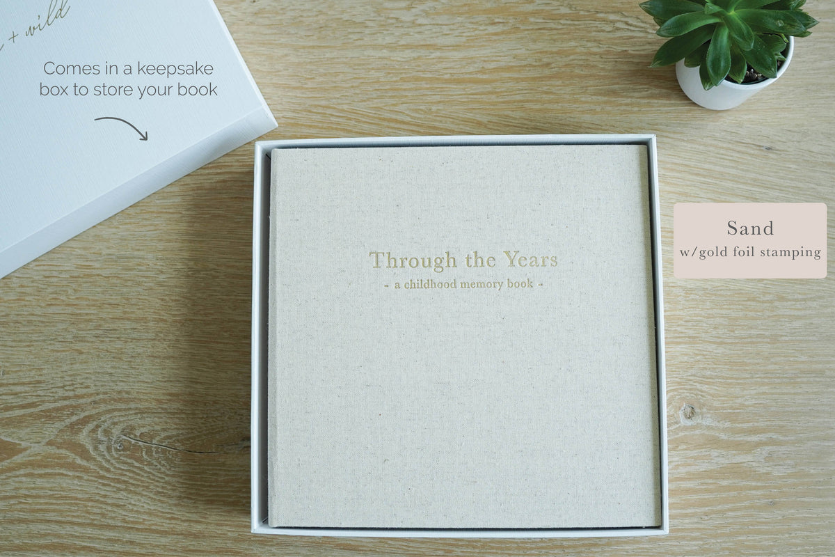 School Years Memory Book: A Childhood Keepsake Journal
