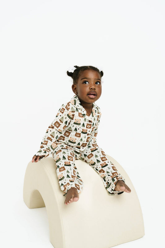 Winter Bears Bamboo Button Up Set