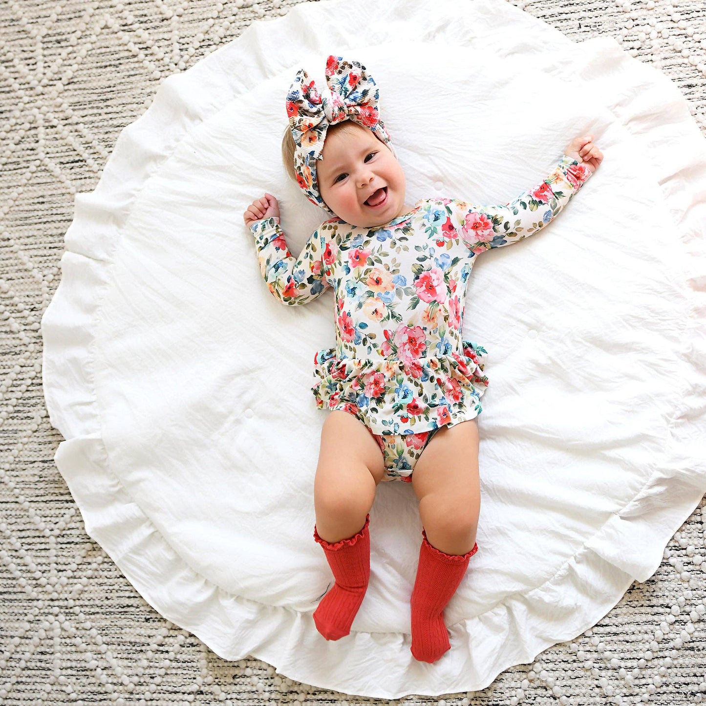 Nayeli TUTU Bamboo Floral Baby Clothing Dress