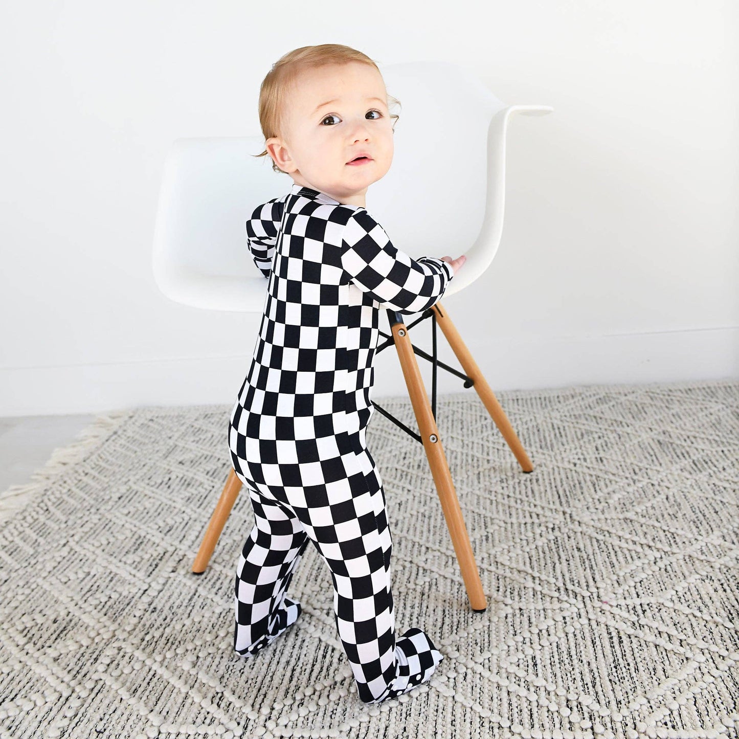 Black Checkered Bamboo Sleeper