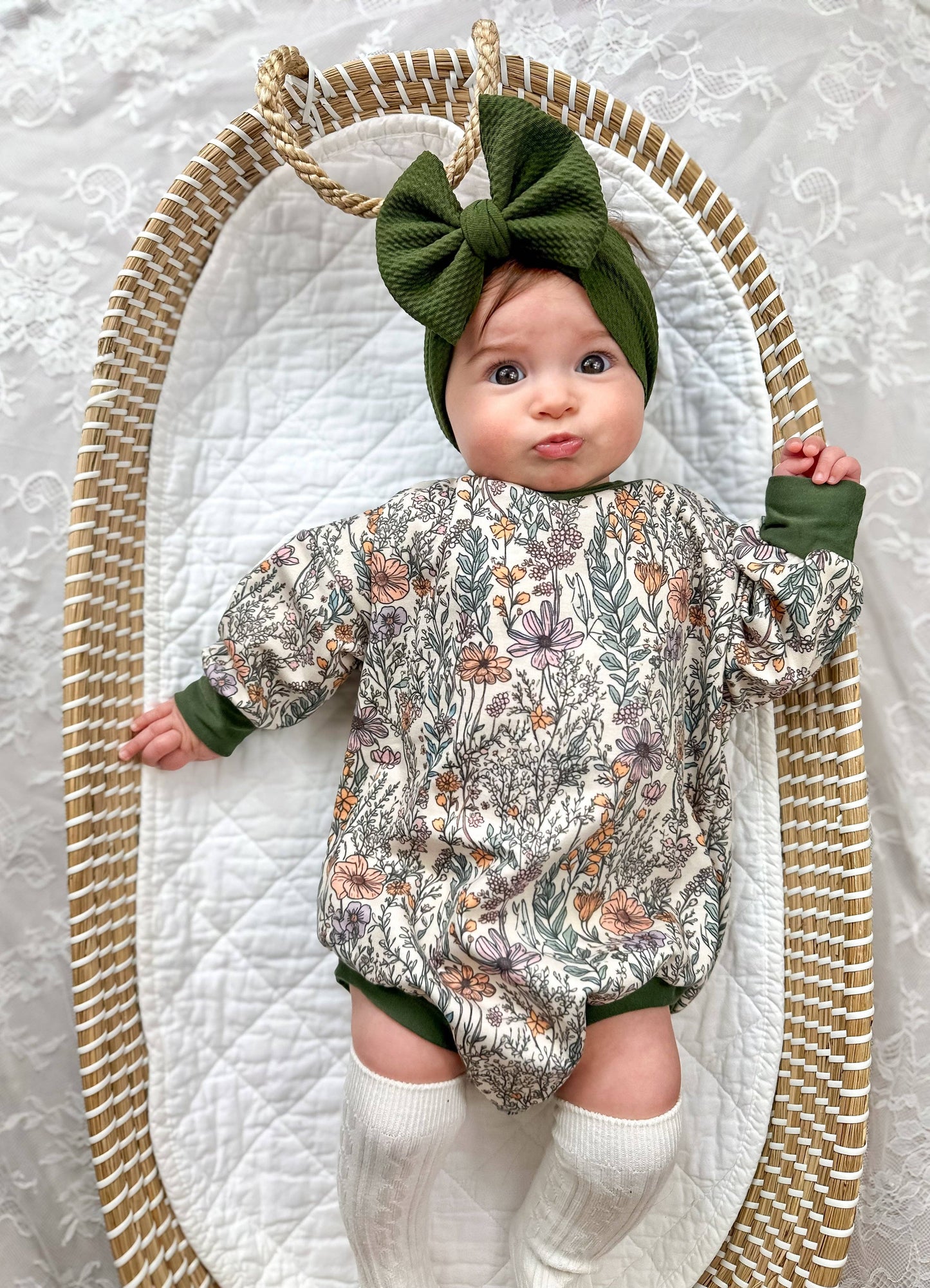 Wild Flower Bubble Romper