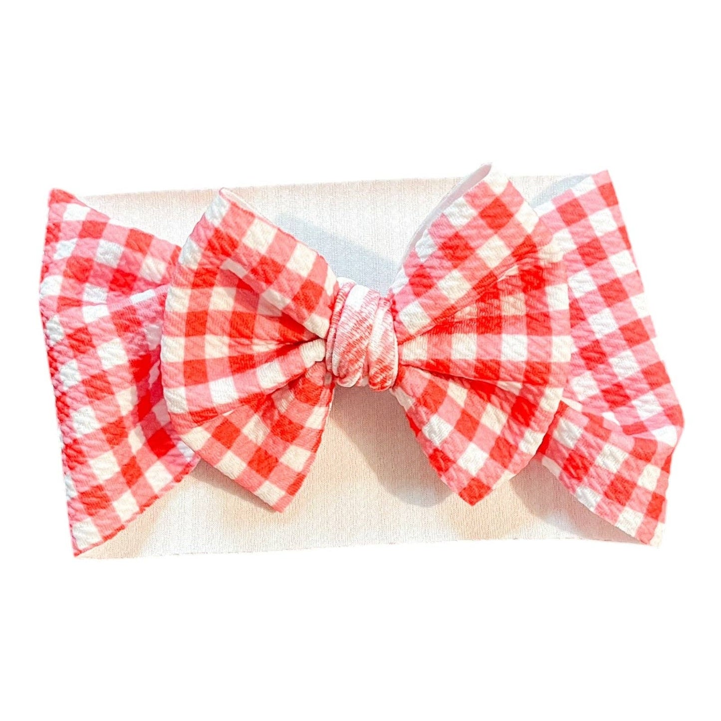 Red Gingham Bow