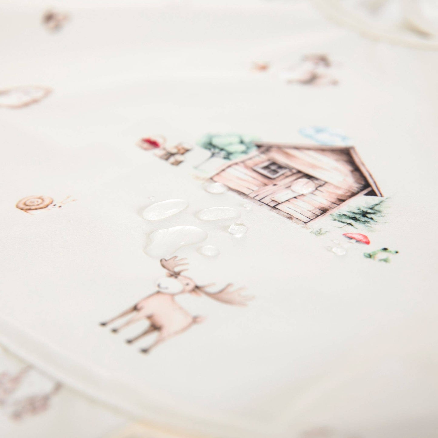 Woodland Smock Bib for Baby & Toddler Long Sleeve