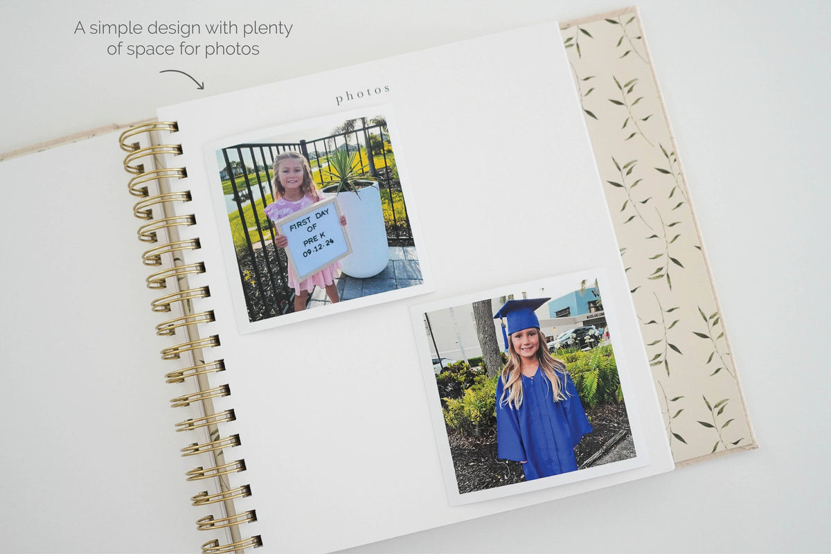School Years Memory Book: A Childhood Keepsake Journal