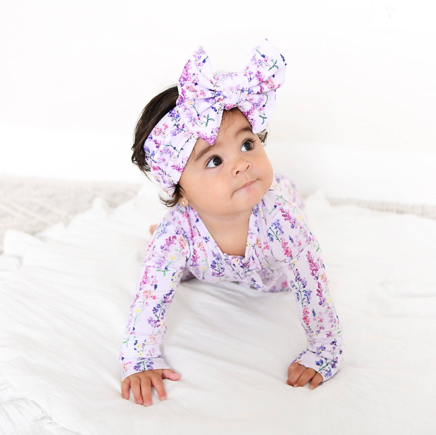 Avani RUFFLE ZIP Bamboo One Piece Floral Baby