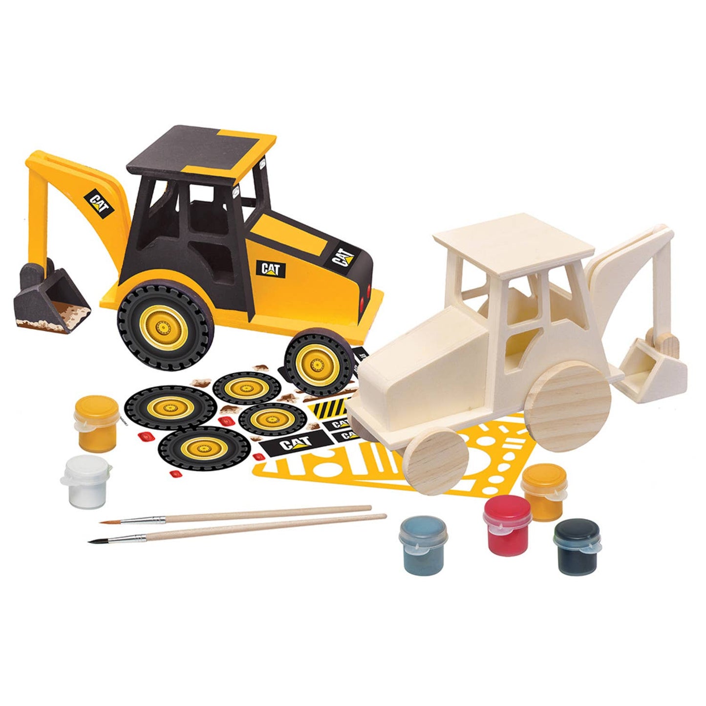 CAT - Cat Backhoe Wood Paint Kit