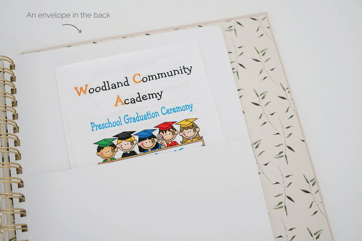 School Years Memory Book: A Childhood Keepsake Journal