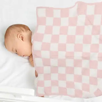 Checkered Plush Blanket